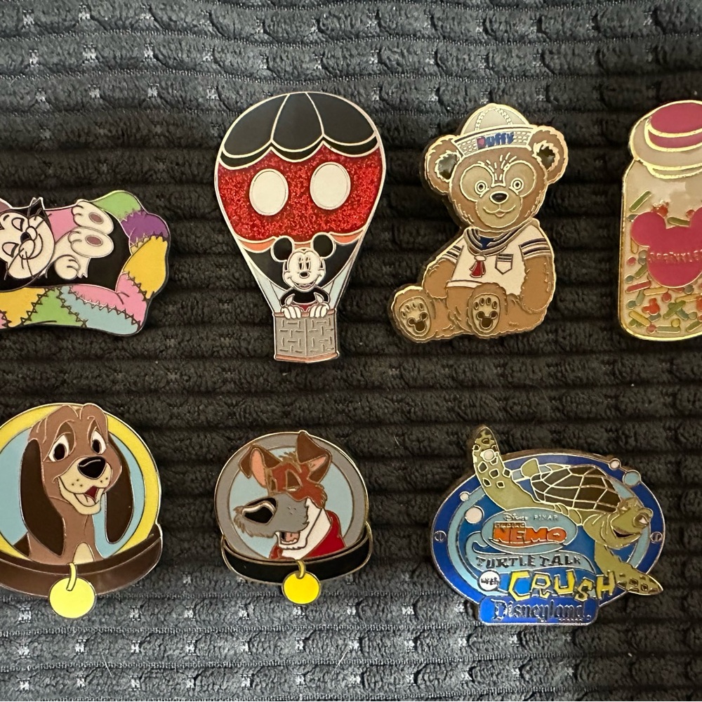 Miscellaneous Disney Trading Pins - Collection from Mystery Packs/Parks/Tokyo